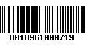 Código de Barras 8018961000719