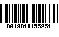 Código de Barras 8019010155251