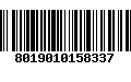 Código de Barras 8019010158337