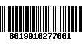 Código de Barras 8019010277601