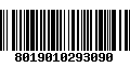 Código de Barras 8019010293090