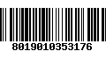 Código de Barras 8019010353176