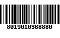 Código de Barras 8019010368880