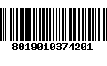 Código de Barras 8019010374201