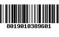 Código de Barras 8019010389601