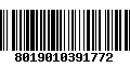 Código de Barras 8019010391772