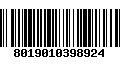 Código de Barras 8019010398924