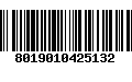 Código de Barras 8019010425132