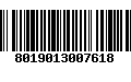 Código de Barras 8019013007618