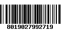 Código de Barras 8019027992719