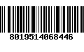 Código de Barras 8019514068446