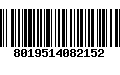 Código de Barras 8019514082152