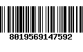 Código de Barras 8019569147592