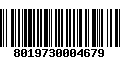 Código de Barras 8019730004679