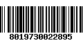 Código de Barras 8019730022895