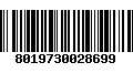 Código de Barras 8019730028699