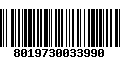 Código de Barras 8019730033990