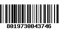 Código de Barras 8019730043746