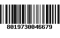 Código de Barras 8019730046679