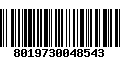 Código de Barras 8019730048543