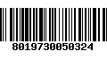 Código de Barras 8019730050324