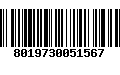 Código de Barras 8019730051567