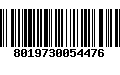 Código de Barras 8019730054476