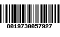 Código de Barras 8019730057927