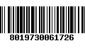 Código de Barras 8019730061726