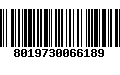 Código de Barras 8019730066189