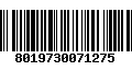 Código de Barras 8019730071275