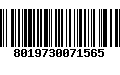 Código de Barras 8019730071565