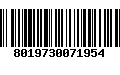 Código de Barras 8019730071954