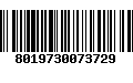 Código de Barras 8019730073729