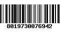 Código de Barras 8019730076942