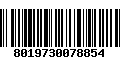 Código de Barras 8019730078854