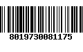 Código de Barras 8019730081175