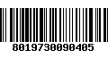 Código de Barras 8019730090405