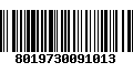 Código de Barras 8019730091013