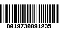 Código de Barras 8019730091235