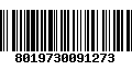 Código de Barras 8019730091273