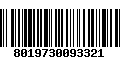 Código de Barras 8019730093321