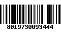 Código de Barras 8019730093444