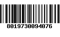 Código de Barras 8019730094076