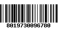 Código de Barras 8019730096780