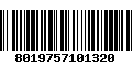 Código de Barras 8019757101320