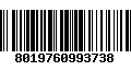 Código de Barras 8019760993738