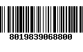 Código de Barras 8019839068800