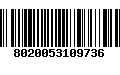 Código de Barras 8020053109736