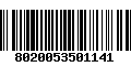 Código de Barras 8020053501141